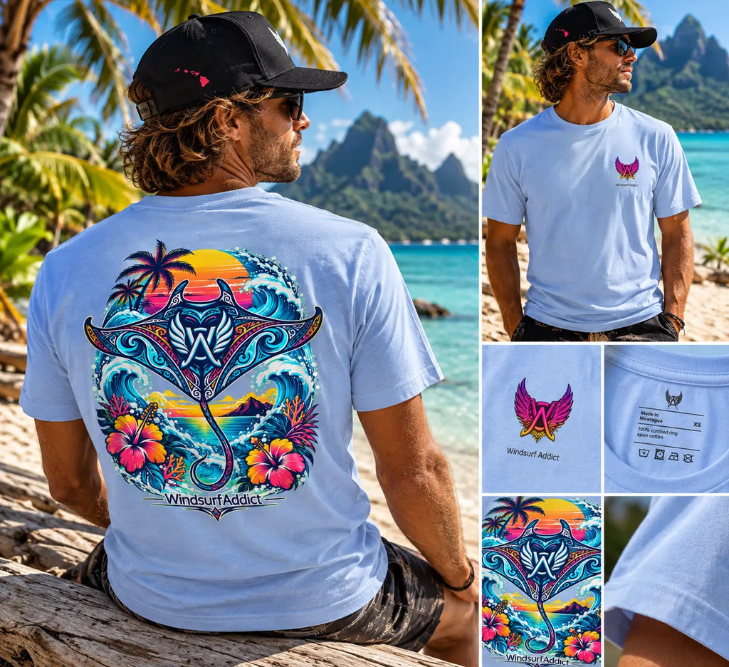 T-shirt raie manta Manta Spirit
