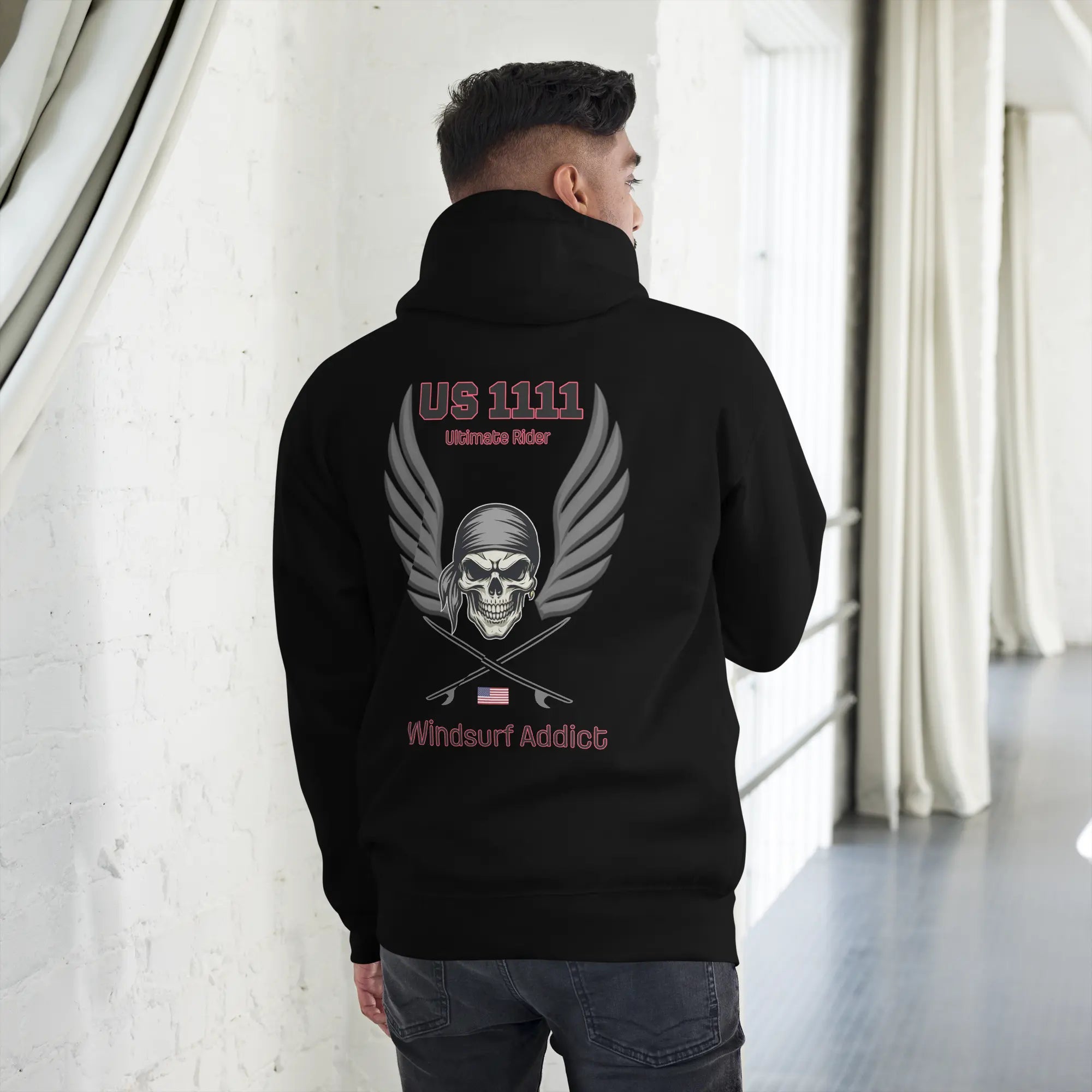 Sweat capuche - US1111 Windsurf Addict