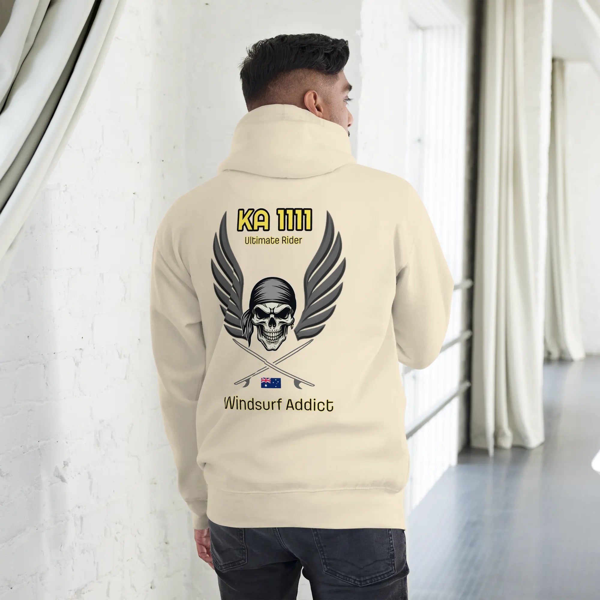 Sweat capuche - KA1111 Windsurf Addict