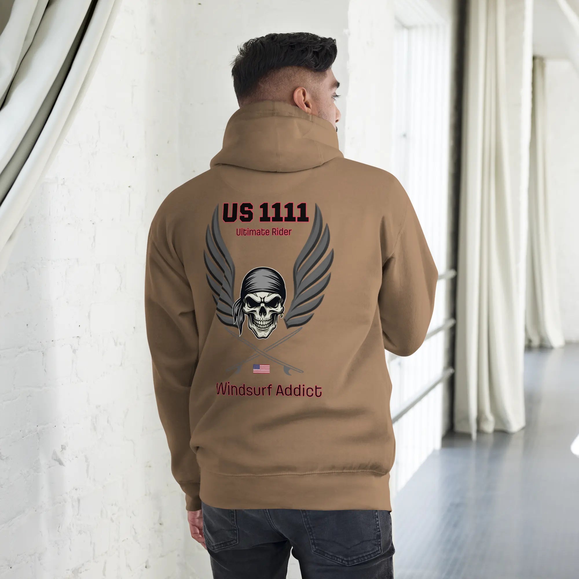 Sweat capuche - US1111 Windsurf Addict