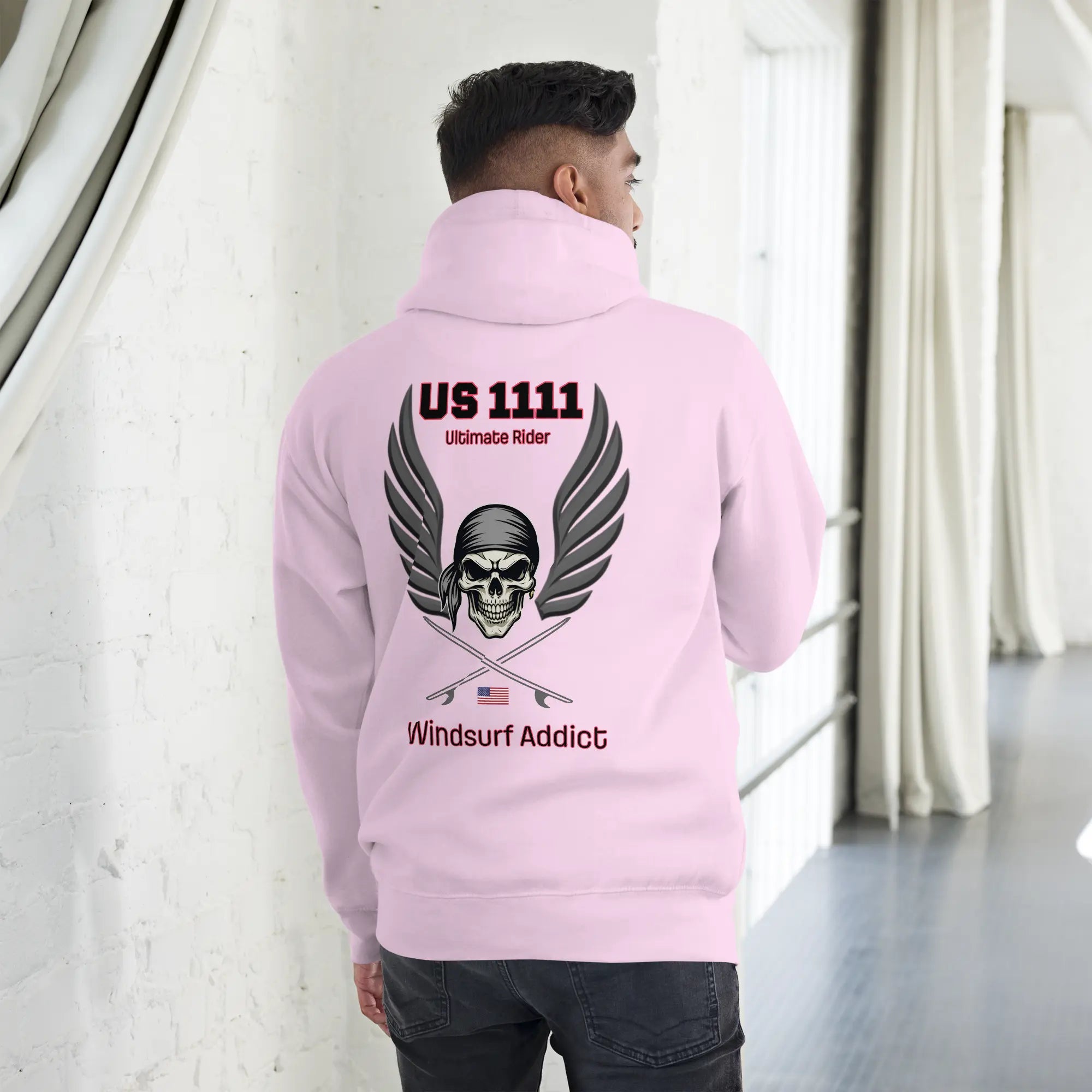 Sweat capuche - US1111 Windsurf Addict