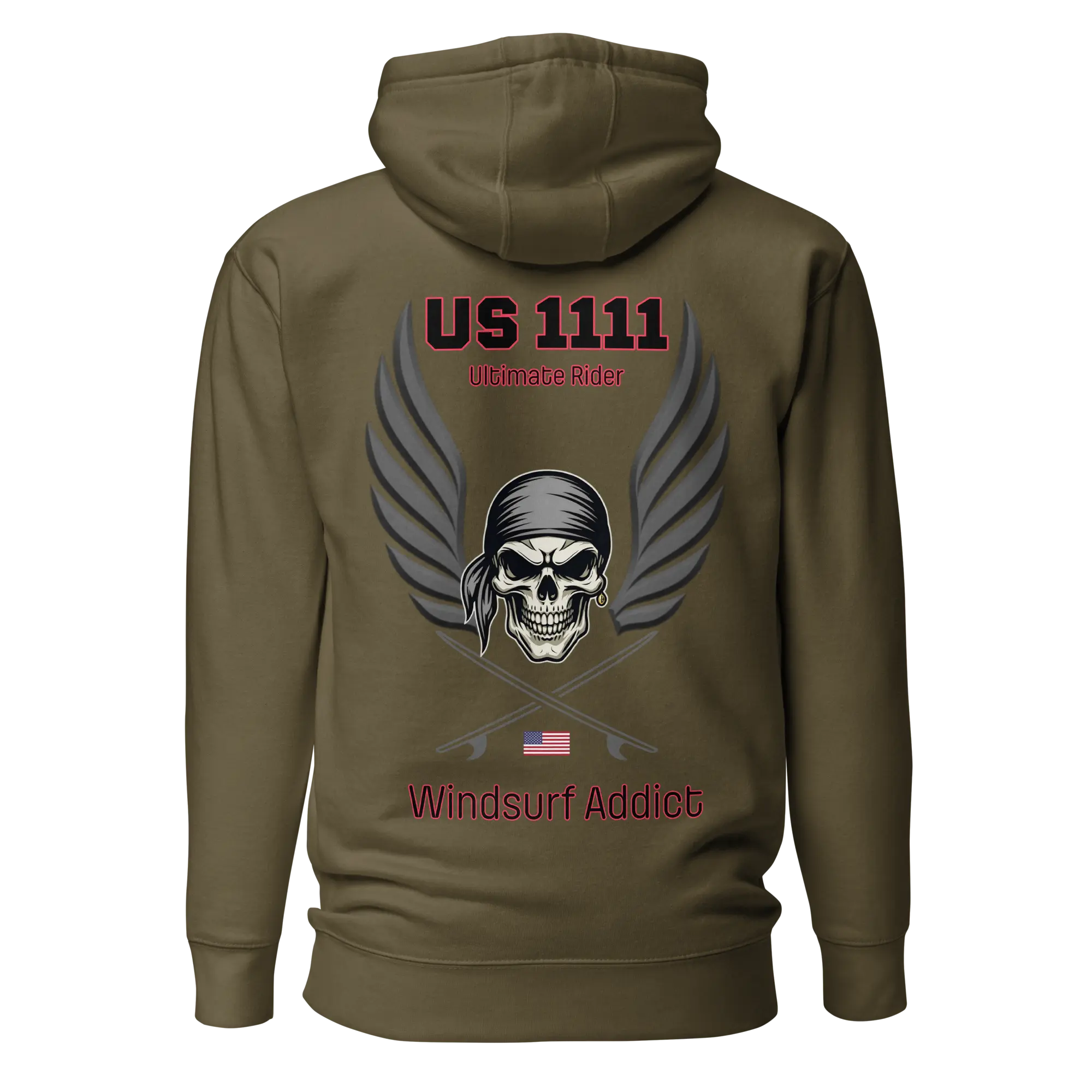 Sweat capuche - US1111 Windsurf Addict