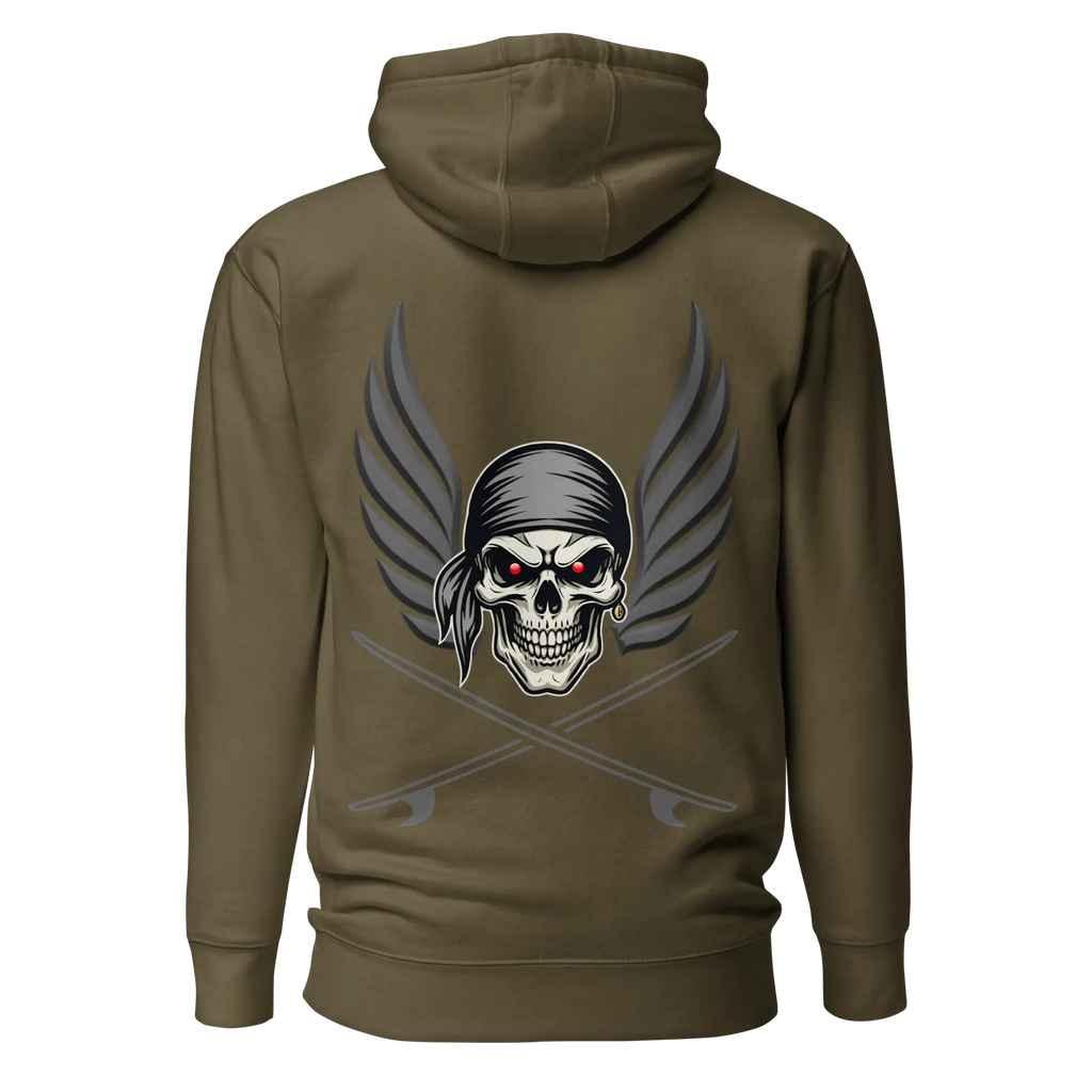 Sweat capuche Ghostrider Red Eyes - Windsurf Addict