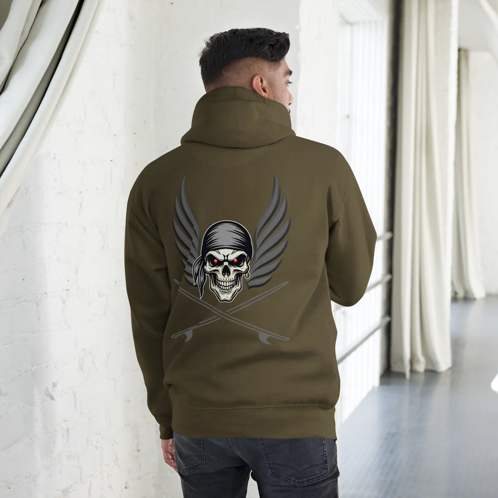 Sweat capuche Ghostrider Red Eyes - Windsurf Addict