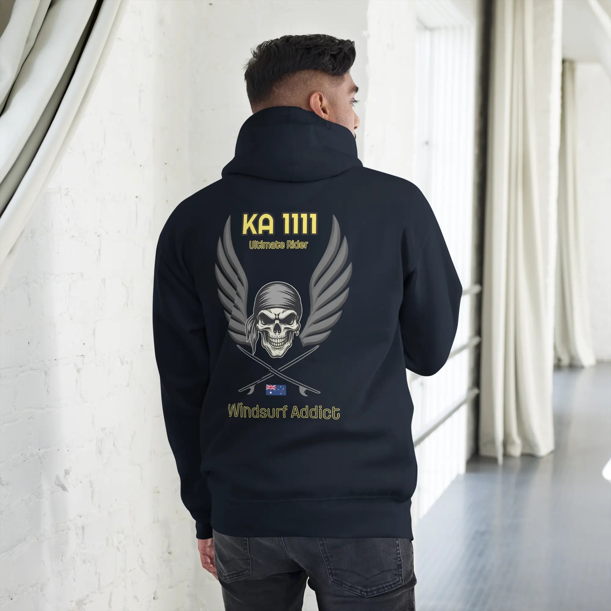 Sweat capuche - KA1111 Windsurf Addict