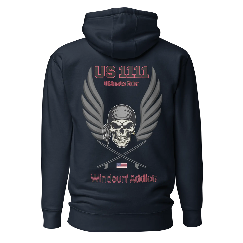 Sweat capuche - US1111 Windsurf Addict
