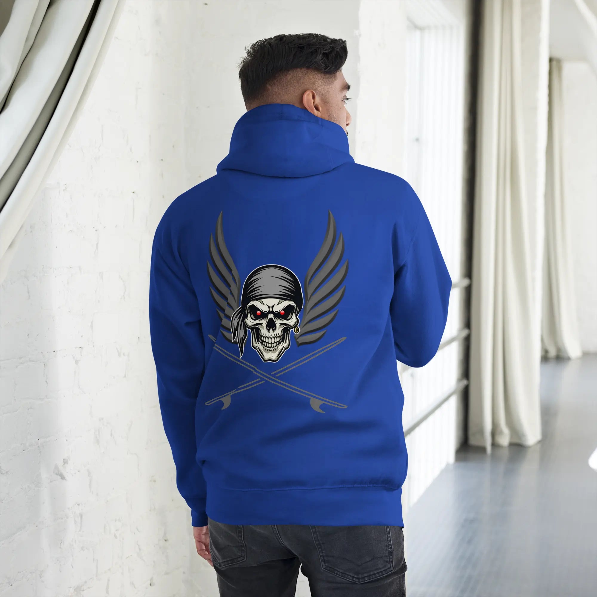 Sweat capuche Ghostrider Red Eyes - Windsurf Addict