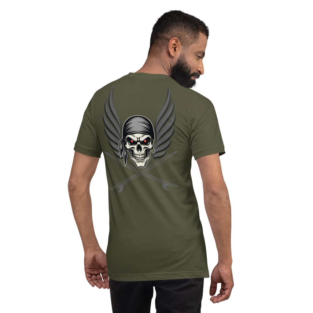 T-shirt Ghostrider red eyes - Windsurf Addict